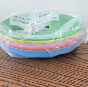 Ikea KALAS Colorful Kids Plate Set